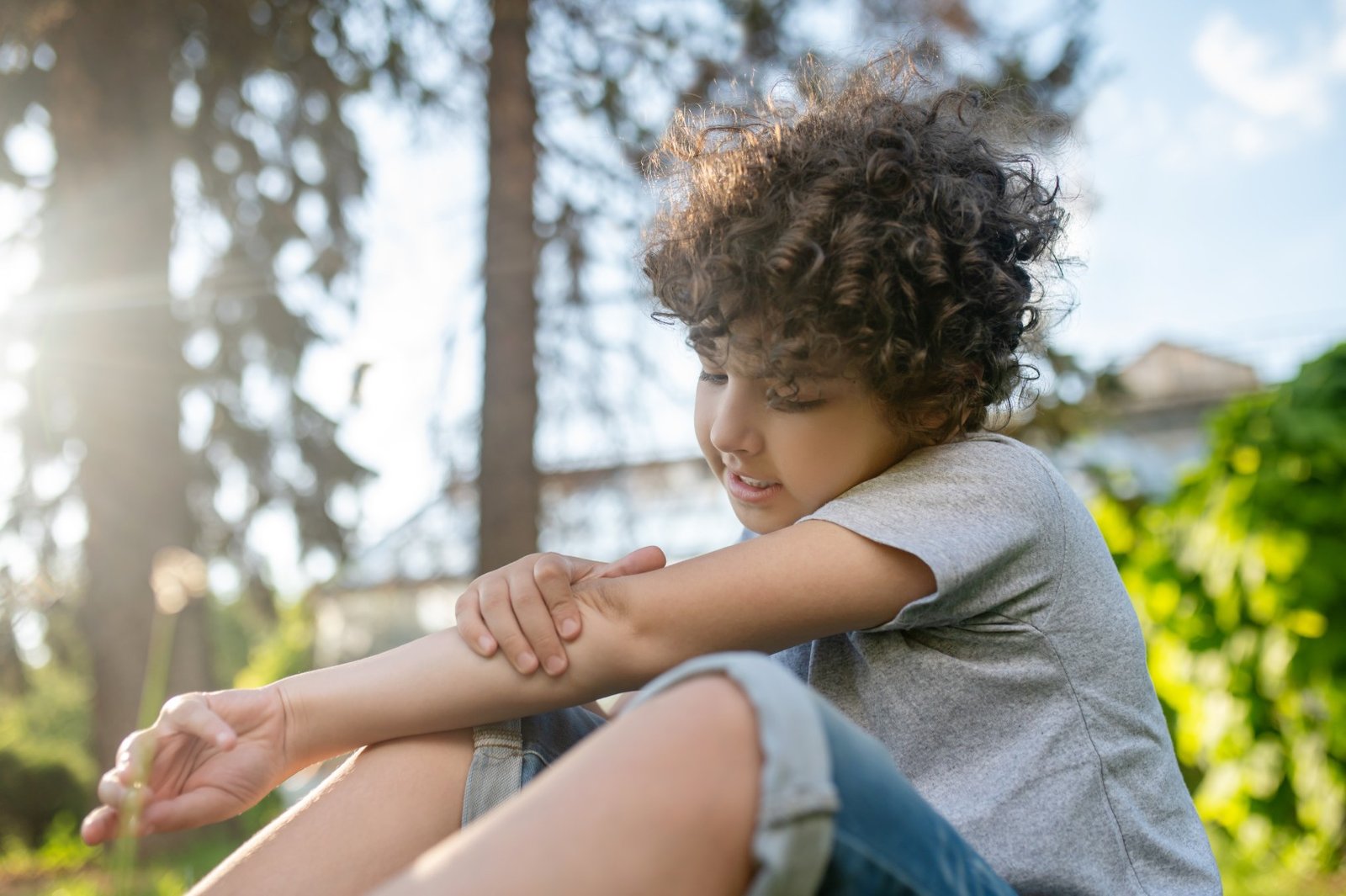 Treating a childhood injury