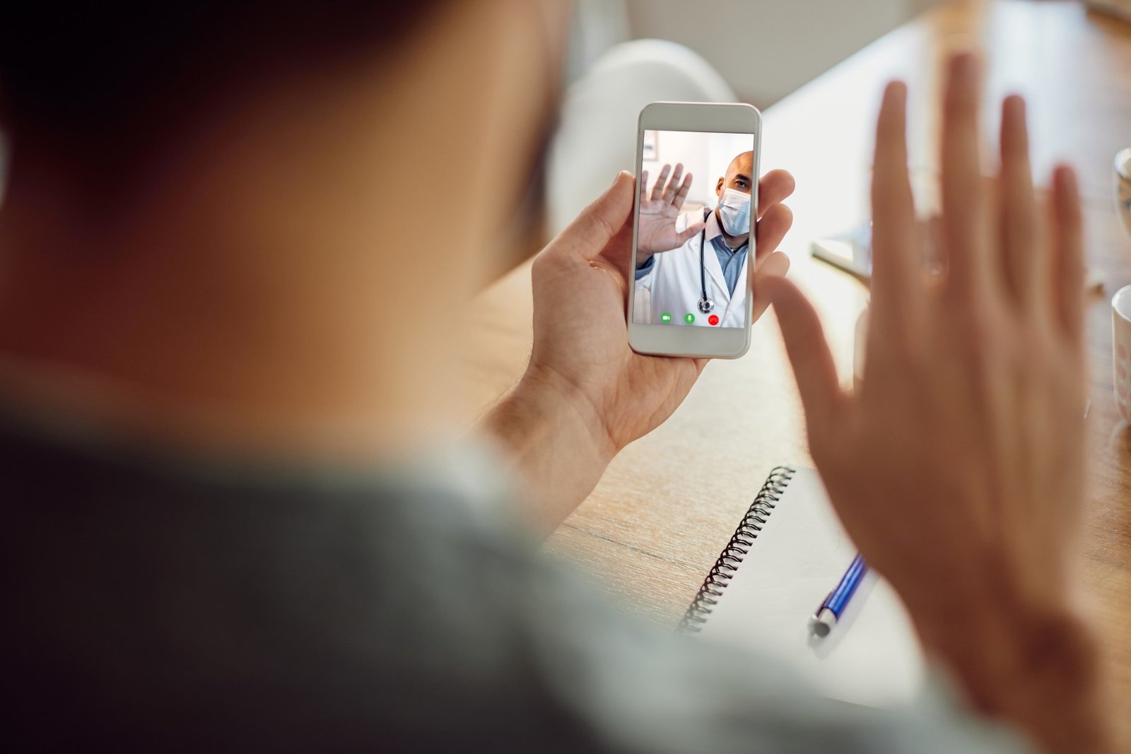Telemedicine appointment from home