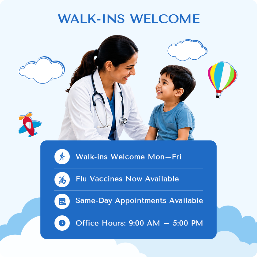 Walk-in patients welcome