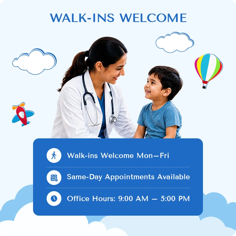 Walk-in patients welcome